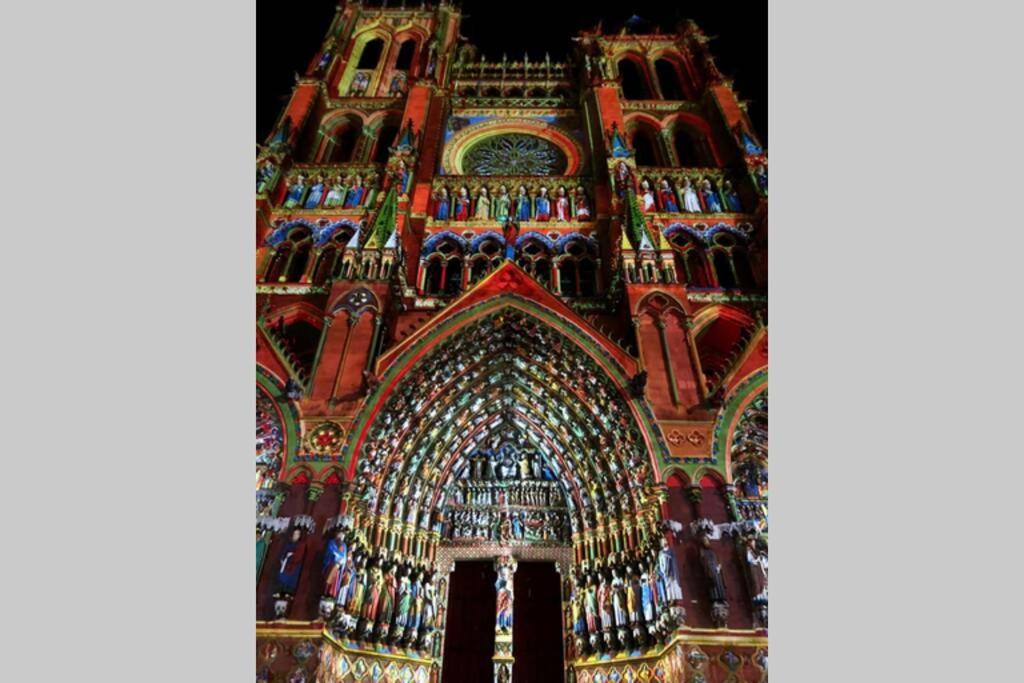 Maison Famille-Confort-Terrasse Jardin-Vue Cathedrale Amiens Exterior foto